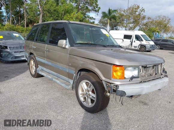 2000 Land Rover Range Rover with VIN SALPV1649YA434741, listed as a IAAI auction lot 41609806 with Not Provided miles and . Bid and sale history available at DreamBid. Image 1.