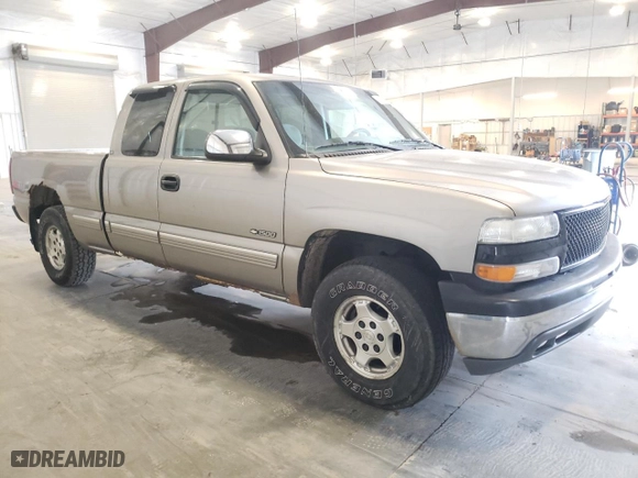 1999 Chevrolet Silverado 1500 LT with VIN 1GCEK19TXXE116970, listed as a Copart auction lot 53613335 with 154,864 mi miles and Clean Title. Bid and sale history available at carsss.com. Image 4.
