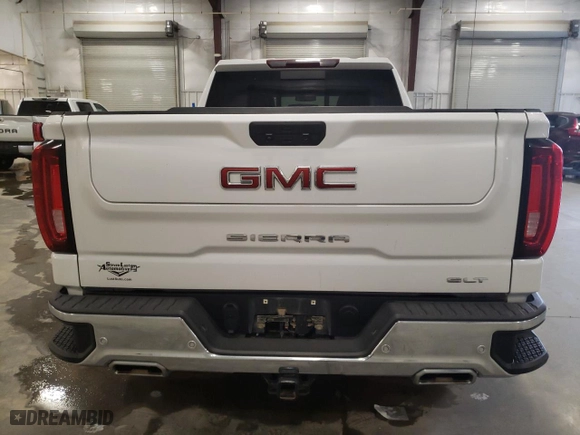 2022 GMC Sierra 1500 Limited SLT with VIN 3GTU9DEL3NG174472, listed as a Copart auction lot 72755834 with 78,288 mi miles and Salvage Title. Bid and sale history available at carsss.com. Image 6.