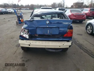 1998 BMW 3 Series 318tiA with VIN WBACG8328WKC84138, listed as a Copart auction lot 79162104 with 0 mi miles and Salvage Title. Bid and sale history available at carsss.com. Image 6.