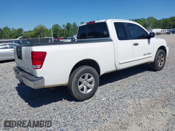 2008 Nissan Titan XE with VIN 1N6BA06C38N351875, listed as a IAAI auction lot 42060102 with 174,337 mi miles and . Bid and sale history available at DreamBid. Image 4.