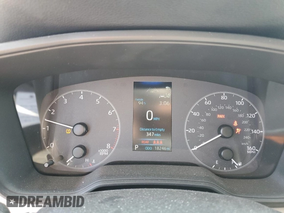 2023 Toyota Corolla Cross LE with VIN 7MUCAABG3PV060880, listed as a Copart auction lot 59664915 with 18,246 mi miles and Salvage title. Bid and sale history available at DreamBid. Image 9.