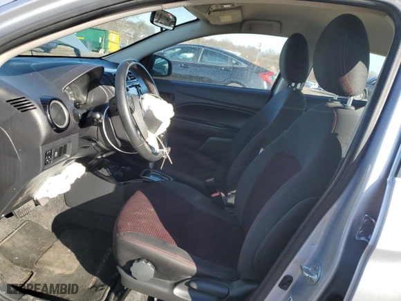 2020 Mitsubishi Mirage G4 SE with VIN ML32F4FJ4LHF07297, listed as a Copart auction lot 43086005 with 62,846 mi miles and Salvage Title. Bid and sale history available at carsss.com. Image 7.