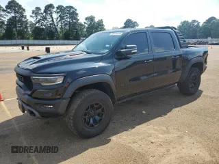 2021 Ram 1500 TRX with VIN 1C6SRFU97MN727629, listed as a Copart auction lot 55415415 with 41,278 mi miles and Salvage title. Bid and sale history available at DreamBid. Image 1.