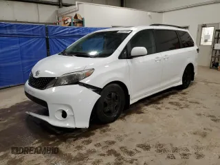 2012 Toyota Sienna SE с VIN 5TDXK3DC1CS206007, выставлен на аукционе Copart как лот 58061195 с пробегом 166 465 миль миль и Чистый • Clean title. История ставок и продаж доступна на DreamBid. Изображение 1.
