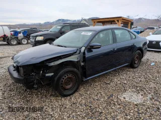 2012 Volkswagen Passat S w/Appearance with VIN 1VWAP7A33CC045449, listed as a Copart auction lot 43658825 with 274,973 mi miles and Salvage Title. Bid and sale history available at carsss.com. Image 1.