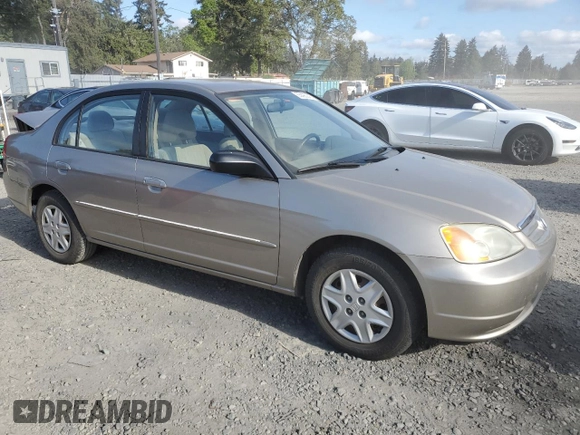 2003 Honda Civic LX with VIN 2HGES16563H533111, listed as a Copart auction lot 55695945 with 85,750 mi miles and Salvage Title. Bid and sale history available at DreamBid. Image 4.