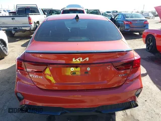 2024 Kia Forte GT-Line with VIN 3KPF54AD6RE697439, listed as a IAAI auction lot 41660030 with 13,822 mi miles. Bid and sale history available at carsss.com. Image 17.