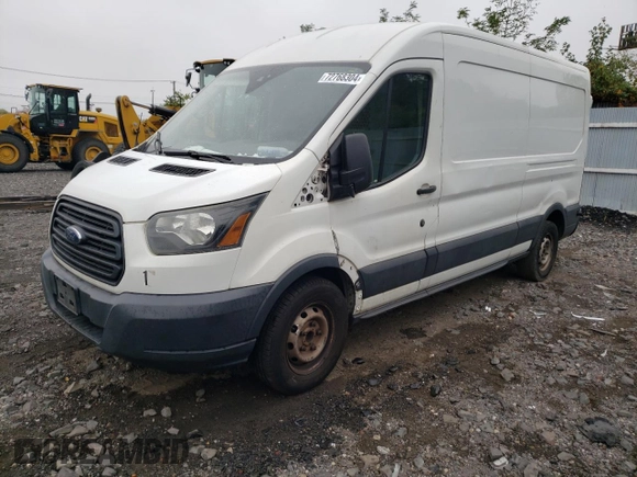 2016 Ford Transit z VIN 1FTYE2CMXGKA31642, wystawiony jako Copart lot #78553644 z przebiegiem 135 761 mil mil oraz Szkoda całkowita • Salvage title. Historia ofert i sprzedaży dostępna na DreamBid. Obrazek 1.