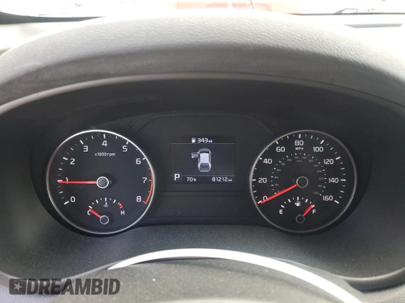 2020 Kia Sportage EX with VIN KNDPNCAC5L7833623, listed as a Copart auction lot 56111115 with 81,212 mi miles and Salvage title. Bid and sale history available at DreamBid. Image 9.