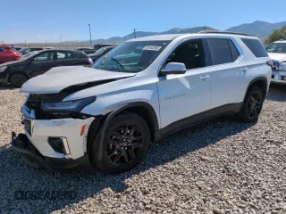 2022 Chevrolet Traverse LT Cloth with VIN 1GNEVGKW2NJ164165, listed as a Copart auction lot 59163255 with 33,549 mi miles and Salvage title. Bid and sale history available at DreamBid. Image 1.