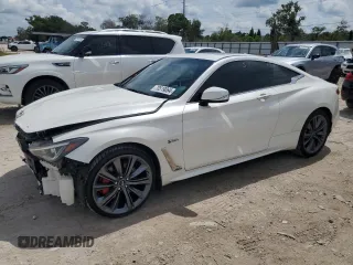 2018 Infiniti Q60 RED SPORT 400 with VIN JN1FV7EL5JM631024, listed as a Copart auction lot 70519064 with 71,076 mi miles and Salvage Title. Bid and sale history available at carsss.com. Image 1.