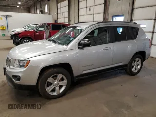 2012 Jeep Compass Sport with VIN 1C4NJCBB0CD677758, listed as a Copart auction lot 53929125 with 156,835 mi miles and Clean Title. Bid and sale history available at carsss.com. Image 1.