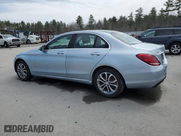 2015 Mercedes-Benz C 300 Luxury with VIN 55SWF4KB7FU087337, listed as a Copart auction lot 52773935 with 99,815 mi miles and Salvage Title. Bid and sale history available at DreamBid. Image 2.