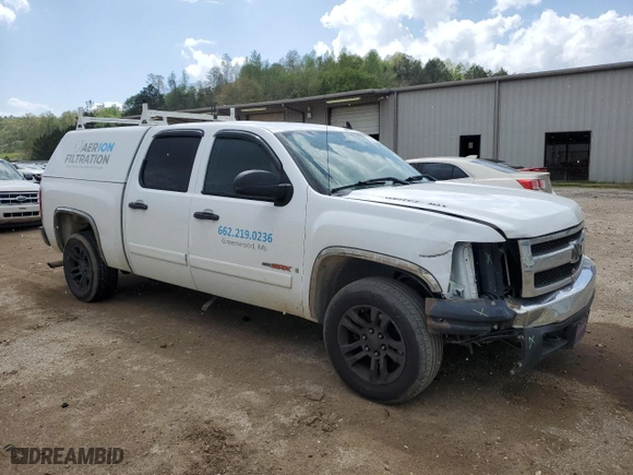 2007 Chevrolet Silverado 1500 LTZ with VIN 2GCEC13J771627946, listed as a Copart auction lot 51911375 with 213,442 mi miles and Salvage Title. Bid and sale history available at carsss.com. Image 4.