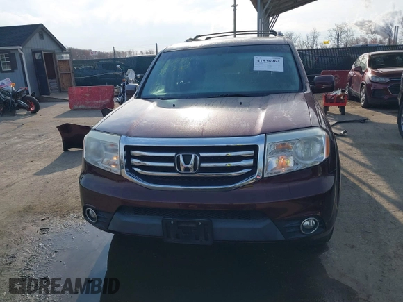 2013 Honda Pilot EX-L with VIN 5FNYF4H50DB074678, listed as a IAAI auction lot 41836964 with 107,865 mi miles. Bid and sale history available at carsss.com. Image 13.