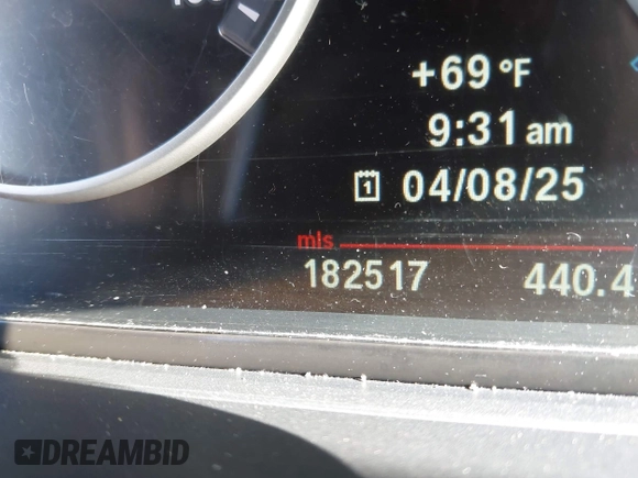 2013 BMW 5 Series 535i with VIN WBAFR7C57DC826801, listed as a IAAI auction lot 41979778 with 182,517 mi miles and . Bid and sale history available at DreamBid. Image 16.