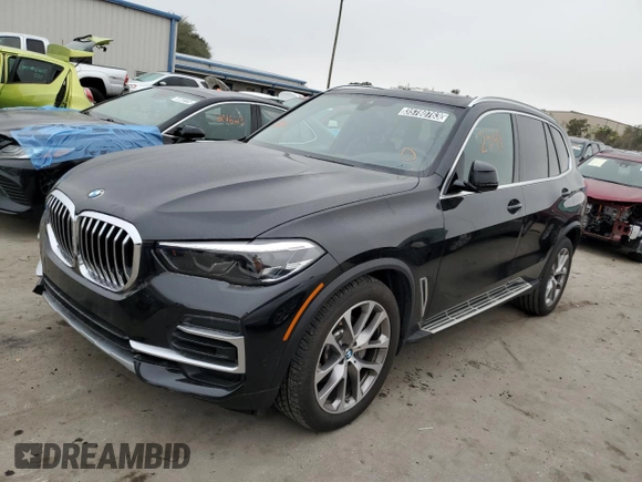 2023 BMW X5 sDrive40i with VIN 5UXCR4C02P9N98490, listed as a Copart auction lot 35780763 with 2,541 mi miles. Bid and sale history available at carsss.com. Image 1.