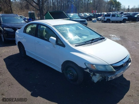 2010 Honda Civic Sdn LX with VIN 2HGFA1F53AH501544, listed as a IAAI auction lot 41888681 with 156,588 mi miles. Bid and sale history available at carsss.com. Image 1.