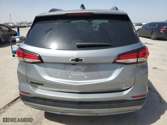 2024 Chevrolet Equinox RS with VIN 3GNAXMEG5RS235651, listed as a Copart auction lot 49004705 with 20,580 mi miles and Salvage Title. Bid and sale history available at carsss.com. Image 6.