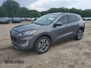 2021 Ford Escape SEL with VIN 1FMCU9H68MUB09069, listed as a Copart auction lot 58760215 with 27,694 mi miles and Salvage title. Bid and sale history available at DreamBid. Image 1.