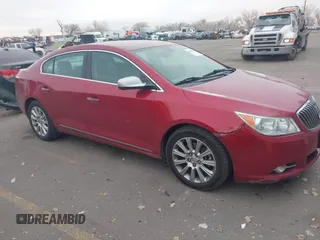 2013 Buick LaCrosse Premium 1 with VIN 1G4GF5E32DF185857, listed as a IAAI auction lot 41419351 with 120,500 mi miles. Bid and sale history available at carsss.com. Image 1.