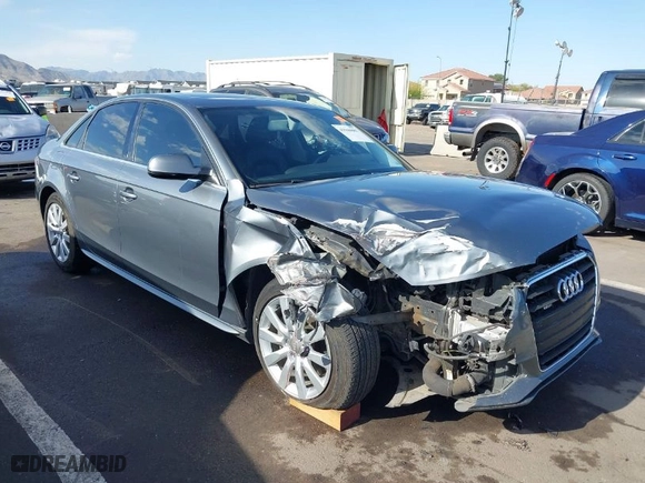 2015 Audi A4 Premium with VIN WAUBFAFL0FN043664, listed as a IAAI auction lot 41944087 with 161,608 mi miles. Bid and sale history available at carsss.com. Image 6.