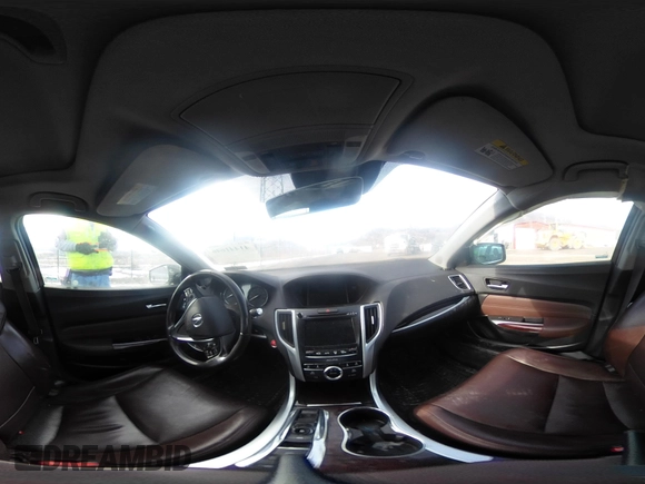 2015 Acura TLX V6 Tech with VIN 19UUB3F57FA007208, listed as a IAAI auction lot 41441646 with 177,464 mi miles. Bid and sale history available at carsss.com. Image 18.