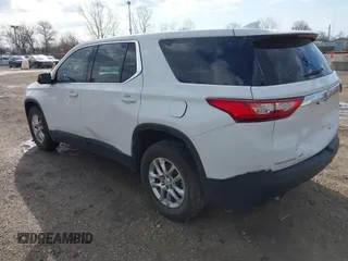 2020 Chevrolet Traverse LS with VIN 1GNEVFKW8LJ185870, listed as a IAAI auction lot 41415934 with 69,993 mi miles. Bid and sale history available at carsss.com. Image 3.