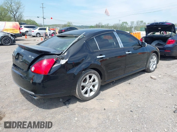 2007 Nissan Maxima 3.5 SL with VIN 1N4BA41E87C831283, listed as a IAAI auction lot 42045445 with 167,963 mi miles. Bid and sale history available at carsss.com. Image 4.