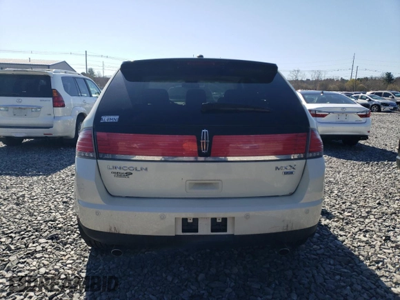 2007 Lincoln MKX with VIN 2LMDU88C77BJ02696, listed as a Copart auction lot 52804485 with 127,834 mi miles and Clean Title. Bid and sale history available at carsss.com. Image 6.