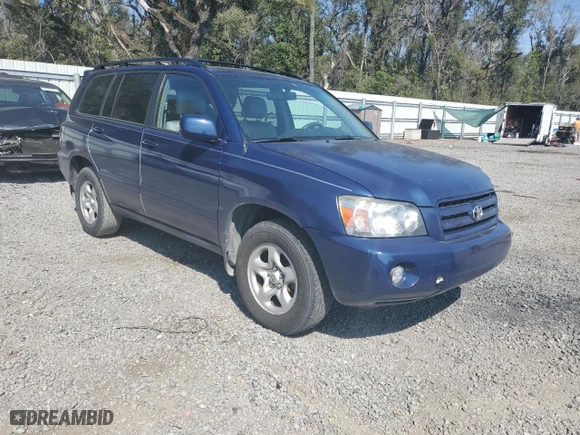 2007 Toyota Highlander with VIN JTEGD21A170160223, listed as a Copart auction lot 45591605 with 157,462 mi miles and Salvage Title. Bid and sale history available at carsss.com. Image 4.