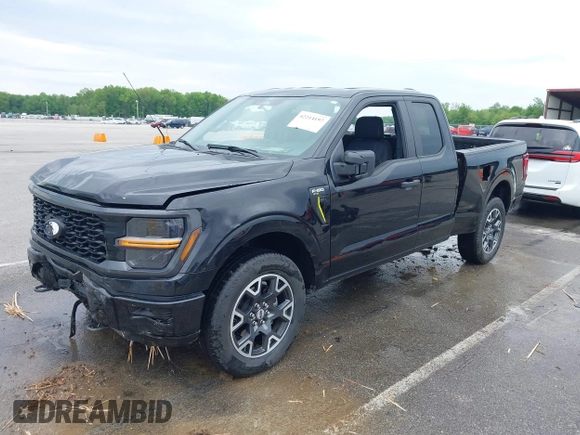 2024 Ford F-150 with VIN 1FTEX2LP1RKE72862, listed as a IAAI auction lot 42214197 with 25,672 mi miles and . Bid and sale history available at DreamBid. Image 22.