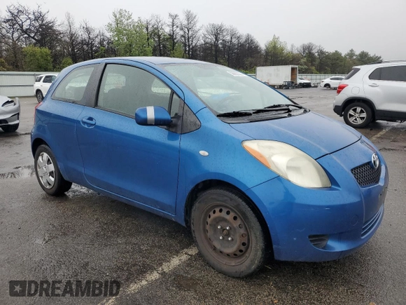 2007 Toyota Yaris with VIN JTDJT923675028938, listed as a Copart auction lot 56662235 with 213,056 mi miles and Clean Title. Bid and sale history available at DreamBid. Image 4.