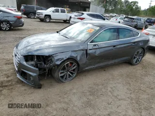 2018 Audi S5 Sportback Prestige z VIN WAUC4CF59JA104145, wystawiony jako Copart lot #51592345 z przebiegiem 89 673 mil mil oraz Szkody całkowita. Historia ofert i sprzedaży dostępna na DreamBid. Obrazek 1.
