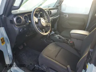 2023 Jeep Wrangler Sport with VIN 1C4HJXAG6PW560827, listed as a Copart auction lot 76583174 with Not provided miles and Salvage title. Bid and sale history available at DreamBid. Image 8.