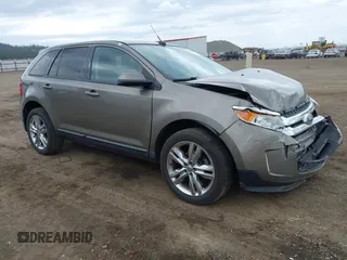 2013 Ford Edge SEL z VIN 2FMDK4JC9DBA07718, wystawiony jako IAAI lot #42374662 z przebiegiem 141 009 mil mil oraz . Historia ofert i sprzedaży dostępna na DreamBid. Obrazek 1.