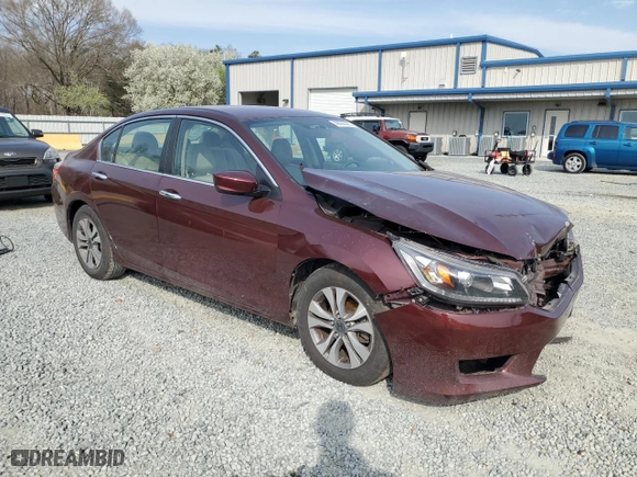 2014 Honda Accord Sedan LX with VIN 1HGCR2F32EA267630, listed as a Copart auction lot 49060325 with 84,881 mi miles and Salvage Title. Bid and sale history available at carsss.com. Image 4.