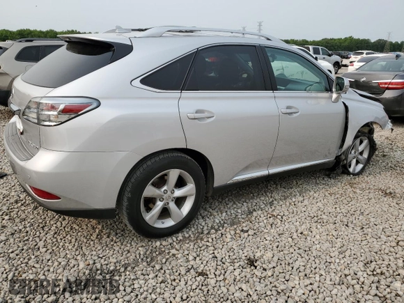2012 Lexus RX 350 with VIN 2T2BK1BA6CC133804, listed as a Copart auction lot 59077515 with 181,594 mi miles and Salvage title. Bid and sale history available at DreamBid. Image 3.