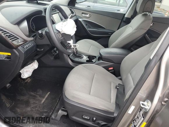 2017 Hyundai Santa Fe 2.4L with VIN 5XYZU3LB3HG387935, listed as a Copart auction lot 57442735 with 90,637 mi miles and Salvage title. Bid and sale history available at DreamBid. Image 7.