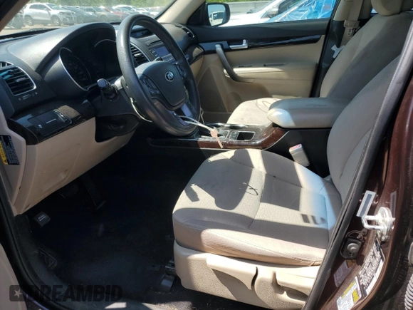 2015 Kia Sorento LX with VIN 5XYKT3A67FG627155, listed as a Copart auction lot 51434715 with 157,218 mi miles and Salvage Title. Bid and sale history available at carsss.com. Image 7.
