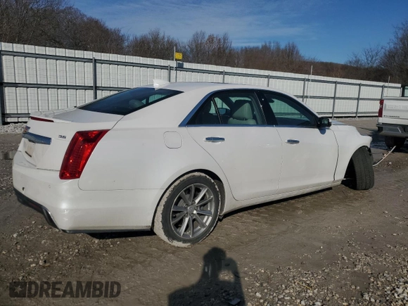 2019 Cadillac CTS Luxury AWD with VIN 1G6AX5SS8K0147538, listed as a Copart auction lot 45676695 with 62,013 mi miles and Salvage title. Bid and sale history available at DreamBid. Image 3.