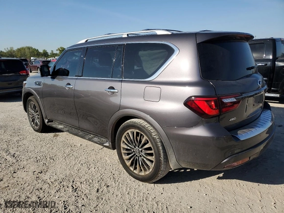 2024 Infiniti QX80 SENSORY with VIN JN8AZ2BE6R9325179, listed as a Copart auction lot 74103704 with 6,264 mi miles and Salvage Title. Bid and sale history available at carsss.com. Image 2.