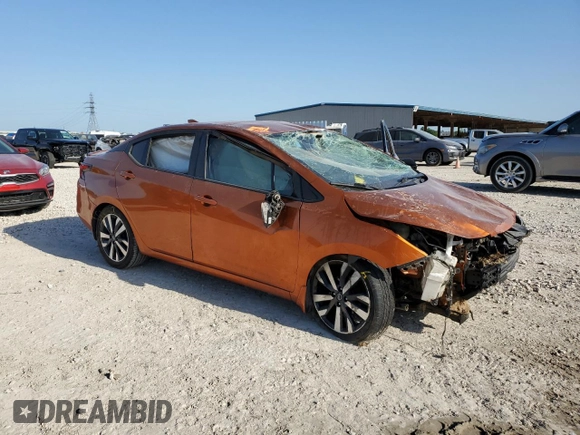2020 Nissan Versa SR with VIN 3N1CN8FVXLL913133, listed as a Copart auction lot 52314275 with 0 mi miles and Salvage Title. Bid and sale history available at carsss.com. Image 4.