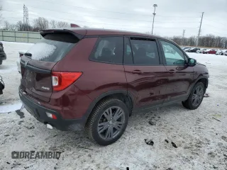 2019 Honda Passport EX-L with VIN 5FNYF8H52KB013403, listed as a Copart auction lot 46288945 with 50,848 mi miles and Clean title. Bid and sale history available at DreamBid. Image 3.