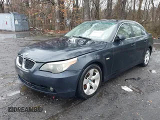 2006 BMW 5 Series 530i with VIN WBANE73546CM38726, listed as a IAAI auction lot 41945631 with 295,488 mi miles and . Bid and sale history available at carsss.com. Image 2.