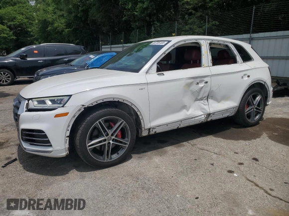 2018 Audi SQ5 Premium Plus с VIN WA1A4AFYXJ2051386, выставлен на аукционе Copart как лот 56706155 с пробегом 93 947 миль миль и Списание • Salvage title. История ставок и продаж доступна на DreamBid. Изображение 1.