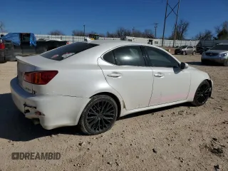 2010 Lexus IS 250 with VIN JTHBF5C22A5126316, listed as a Copart auction lot 46837375 with 196,838 mi miles and Salvage Title. Bid and sale history available at carsss.com. Image 3.