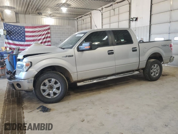 2014 Ford F-150 XL with VIN 1FTFW1EF7EKG45221, listed as a Copart auction lot 48869625 with 185,746 mi miles and Salvage Title. Bid and sale history available at carsss.com. Image 1.