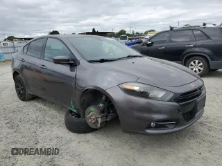 2015 Dodge Dart SXT with VIN 1C3CDFBB3FD119010, listed as a Copart auction lot 53688125 with 99,271 mi miles and Salvage Title. Bid and sale history available at DreamBid. Image 4.